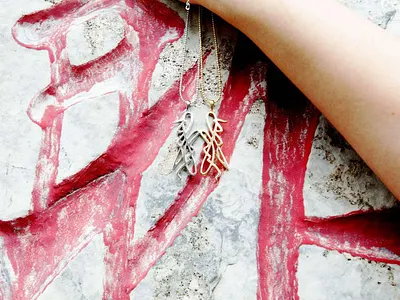 Dragon Necklace - 1 art branding design fashion fineart graphic design jewelry logo photography