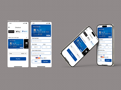 Daily UI #002 Credit Card Checkout ui