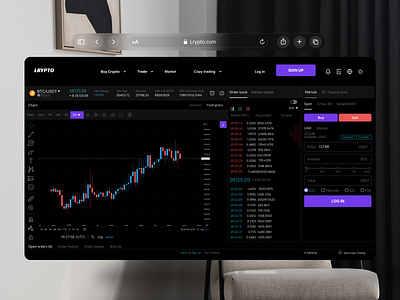 Crypto trading platform -Apple Vision Pro app design apple vision pro crypto crypto exchange landingpage crypto exchange platform crypto trading platform crypto wallet cryptocurrency fintech payments stocks market ui ux wallet web design web3 app website