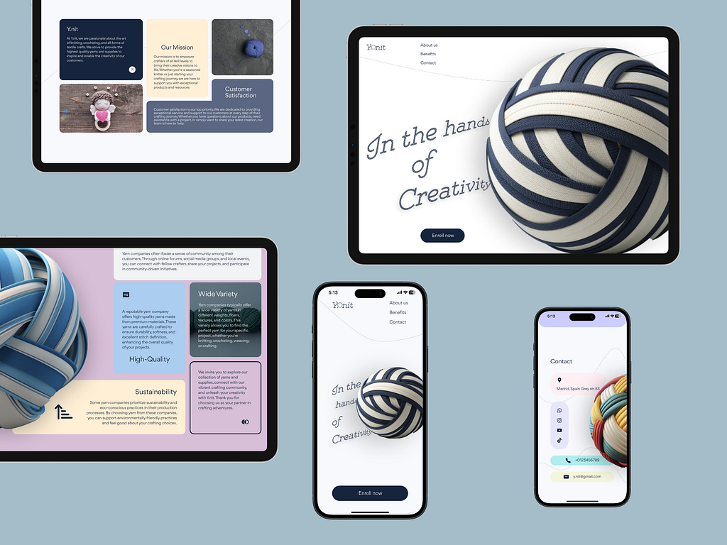 Landing page by Rustam Magomedov on Dribbble