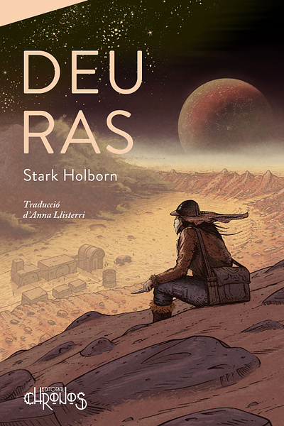 Deu Ras book city clouds cover crater desert fantasy moebius moon mountain planet sci fi