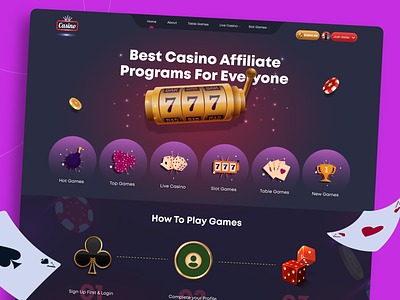 Online Casino/Betting Dashboard Design bet betting betting dashboard betting website casino casino dashboard casino website dashboard dashboard design gambling gambling casino game game art online casino poker slots web 3.0 web casino web3 web3 landing page