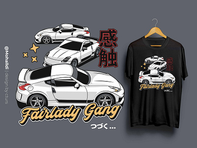 Fairlady Gang car tshirt