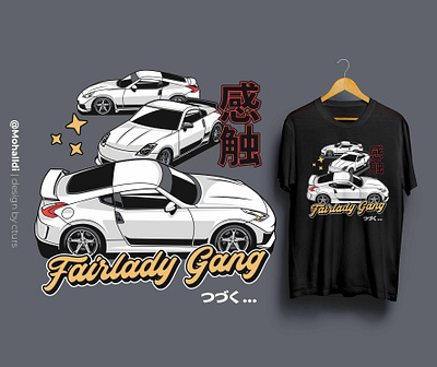 Fairlady Gang car tshirt