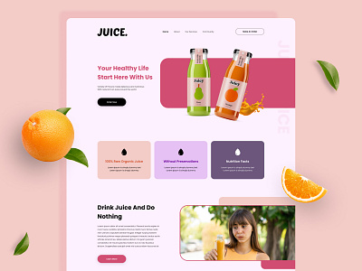 Smoothies🥤 Website🌐 UI Design design graphic design juice landing page smoothie ui ui design ui ux web design website
