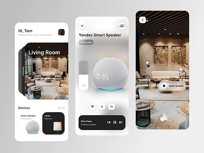Smart Home App app design smarthome ui