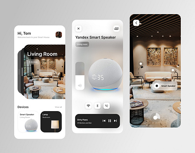 Smart Home App app design smarthome ui