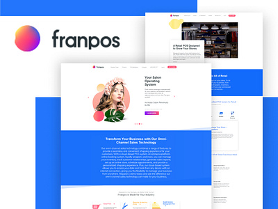 Franpos - Website Design branding clean design graphic design modern new ui web design website website design