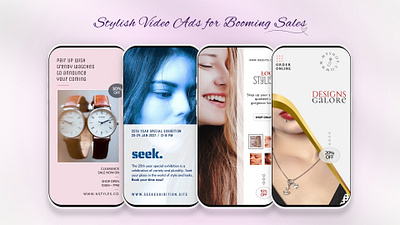 Stylish Video Ads for Booming Sales advertising animation branding canva template canva video ads google ads instagram ads powerpoint template video ads youtube video ads