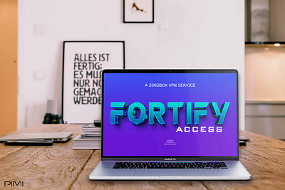 Fortify Access Web Banner banner bold title design designer fortify access github github banner graphic design modern banner modern web banner pimi simple modern banner singbox vpn web banner