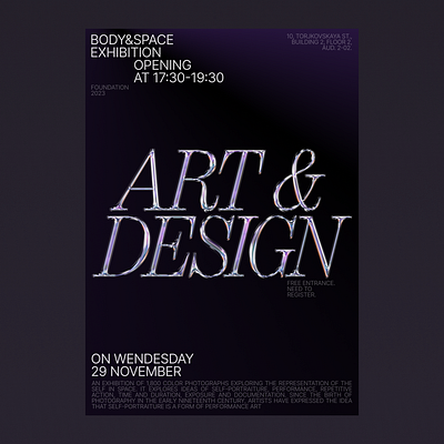 Poster design branding brutalism dark design poster typography ui ui design web design