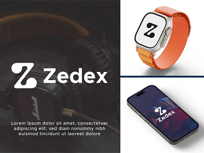 Letter Z (zedex)​​​​​​​ - logo design abstract app logo brand identity branding creative logo icon logo letter logo logo logo design logos minimal logo minimalist logo modern logo symbol vector visual identity