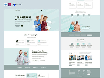 ChiroFlex – Chiropractic & Physiotherapy Elementor Template branding chiropractic chiropractic web design chiropractic website chiropractic website design chiropractic website templates chiropractor chiropractor landing page chiropractor website design elementor template graphic design ui web design