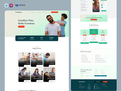 ChiroMotion – Chiropractic & Physiotherapy Elementor Template branding chiropractic chiropractic web design chiropractic website chiropractic website design chiropractic website templates chiropractor chiropractor landing page chiropractor website design elementor template graphic design ui web design