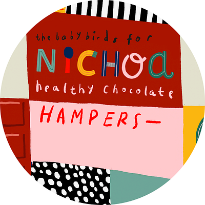 Nichoa chocolate doodle graphic design illustration packaging packaging design pattern product