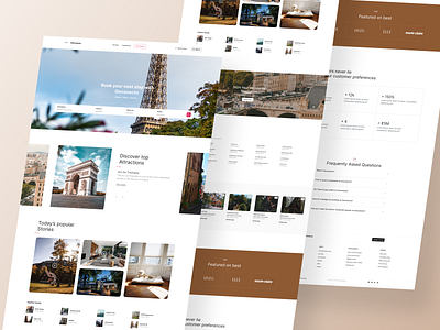 GoConecto - Landing Page booking website branding clean design logo minimal product design reponsive website restaurant travel travel website ui ui design user interface ux