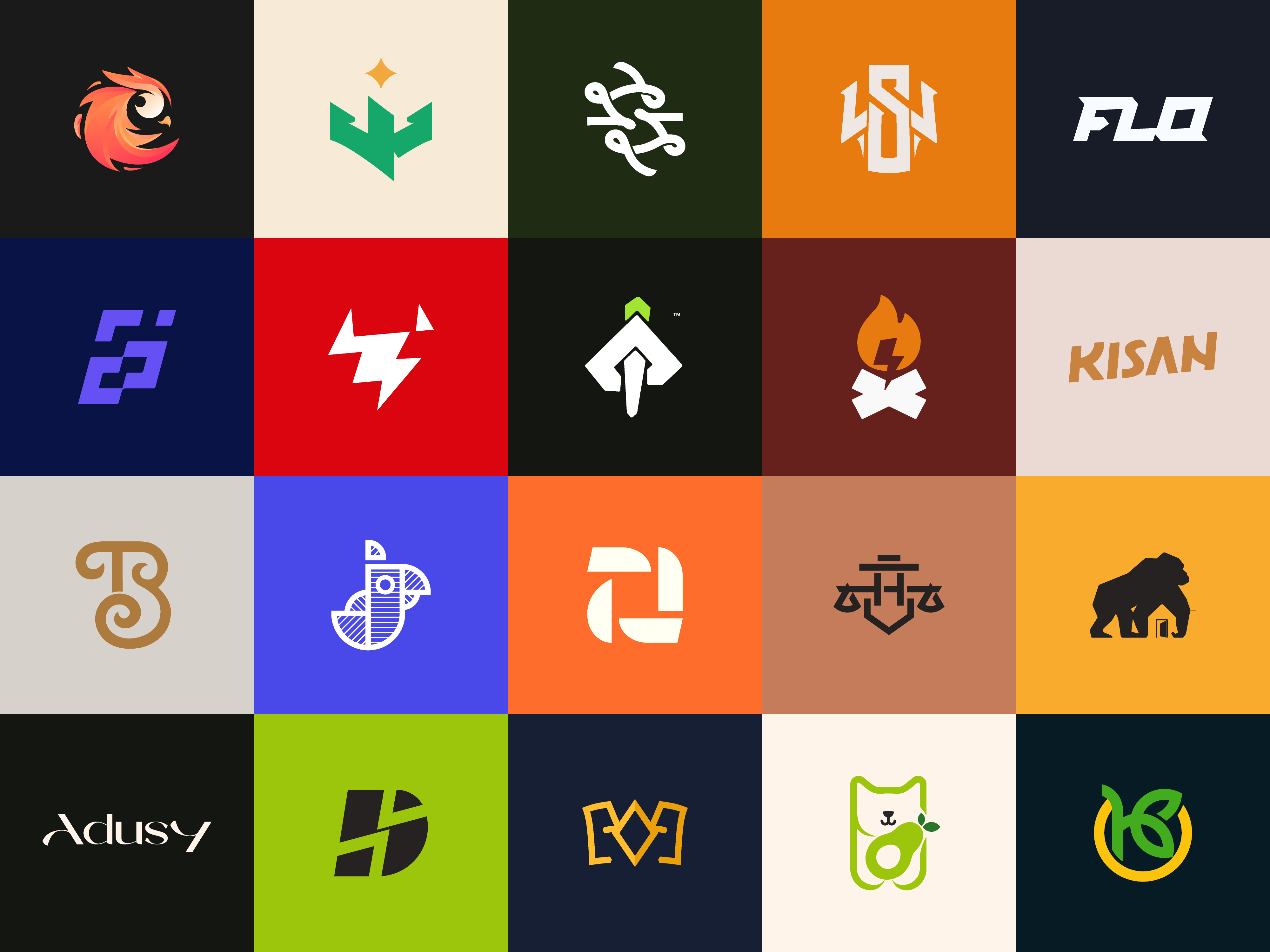 Selected Logos | Logo Collection | Monogram 2023 2024 adilstdo best best 25 brand brand identity branding creative design graphic design illustration inspiration logo logofolio minimal modern monogram vector versatile