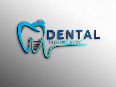 Dental Tagline Logo Design animation brand identity clinic dental dental care dental clinic dental logo dentistry health care laboratorio dental logo logo design logotype medical minimal modern logo stomatology visual identity