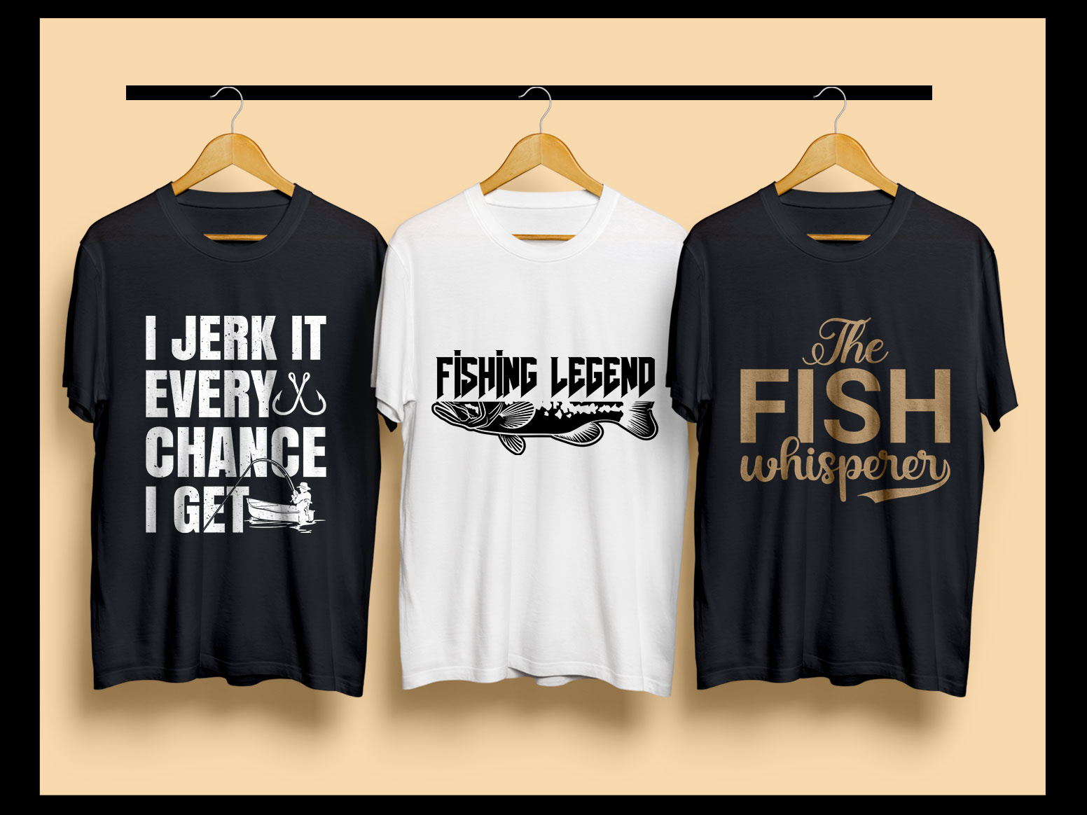 Fishing t-shirt design || T-shirt design by MD Shadin Mia on Dribbble