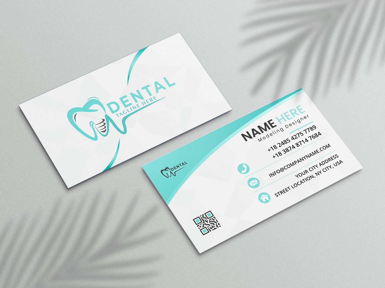 Dental Tagline Business Card Design by gdfmehedy || Graphic Designer ...