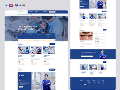 Dentaluxe – Dentist & Dental Clinic Elementor Template branding design elementor template graphic design ui web design