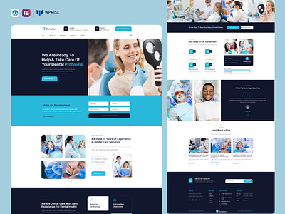 DentaZen – Dentist & Dental Clinic Elementor Template branding design elementor template graphic design ui web design