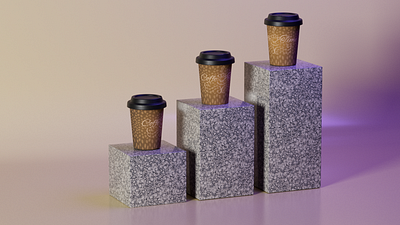 Coffee Paper Cup 3D Model 3d 3d design 3d model 3d render c4d cinema4d cinema4dart coffee cretaive 3d art cup design dribbble papercup