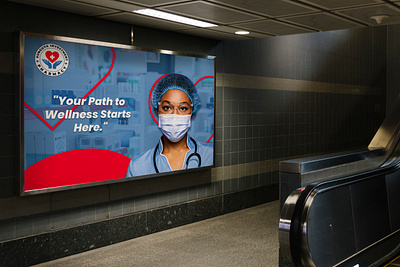 Your Path to Wellness Starts Here adobe banner billboard branding graphic design photoshop