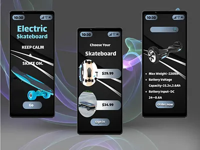 mobile app graphic design ui
