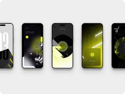 Conceptual Music App atmospheric branding conceptual design graphic design graphical logo minimal mobile ui