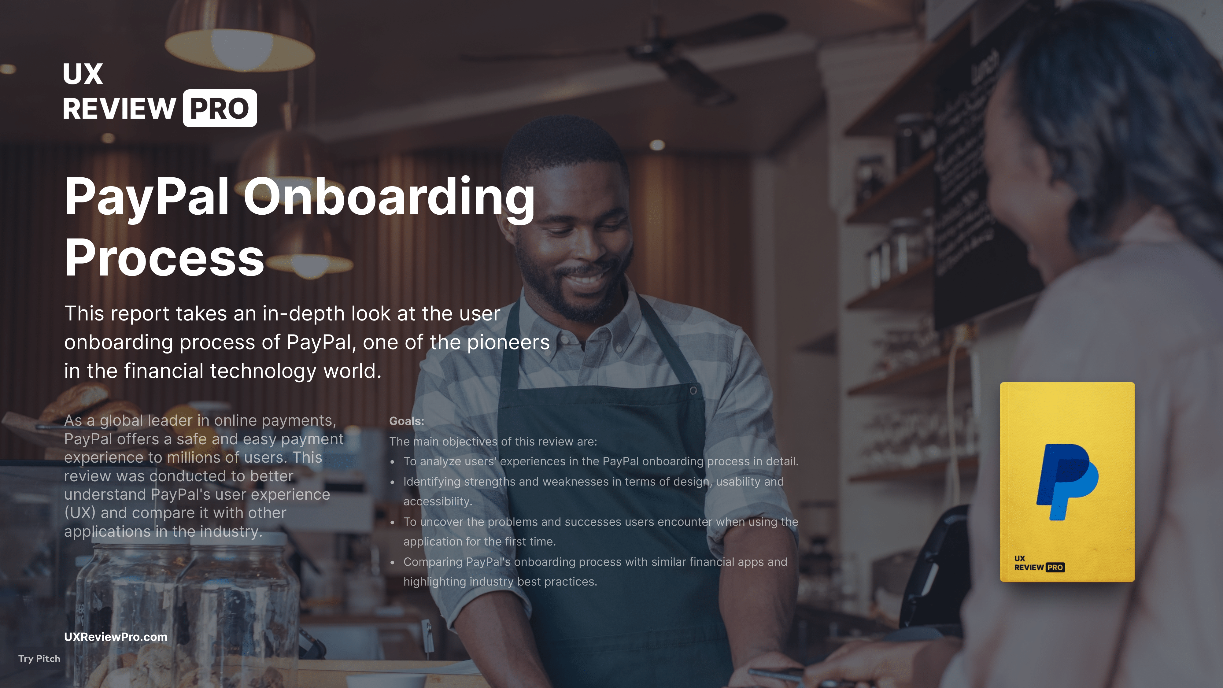 Introduction to the PayPal Onboarding Process UX Review E-Book app book clean ebook gumroad ios notion onboarding paypal pdf ux