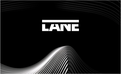Lane - Logo design black branding identity lane line logo negativespace road startup