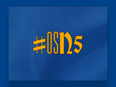 #OS125 logo typography