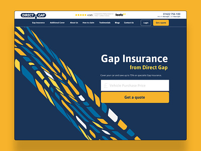 Direct Gap Hero hero website