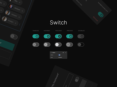 TrackHub Switch Component components design system style guide switch switch component