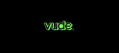 Vude App Logo Animation animation app blac branding green logo logo animation motion graphics ui ux