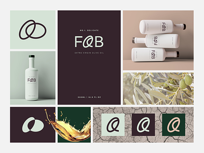 FAB. Olive oil - Brand Identity branding logo olive oil