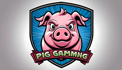 Pig gaming logo mascot logo badge emotes pig pig badge pig emotes pig gaming logo pig logo pig mascot logo pig sub badge