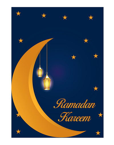 Ramadan card ai card design happy ramadan illustrator ramadan card ramadan kareem sawam