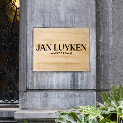Jan Luyken, Amsterdam branding graphic design hotel logo