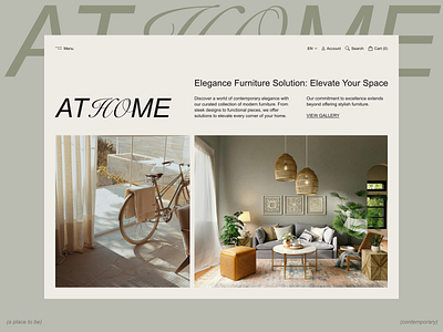 Furniture & Decor E-commerce Website aestetics clean design ecommerce furniture grid inspiration store typography ui ux web web design website