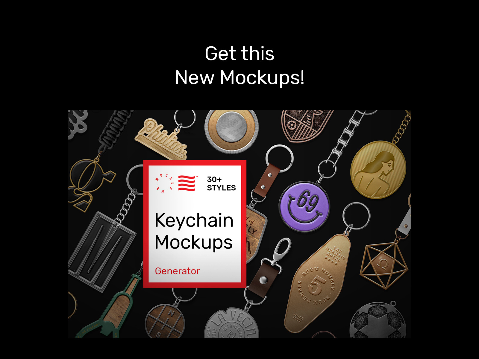 Keychain Mockups by Mr.Mockup™ on Dribbble