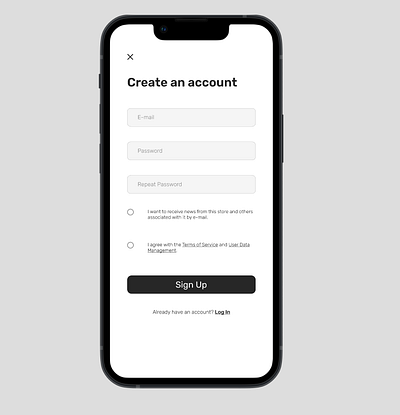 Simple Sign Up Page Design dailyui figma ui