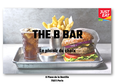 The B Bar (Bar à Burger) project animation branding burger bar business school concept food design fast food french brand graphic design logo marketing mix marketing powerpoint school project