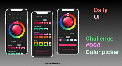 Daily UI Day 060 Color Picker app branding design graphic design ui ux