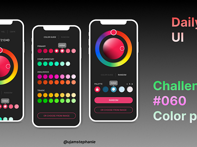 Daily UI Day 060 Color Picker app branding design graphic design ui ux