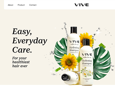 Vive Website Design 3d animation branding graphic design motion graphics ui