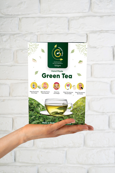 Green Gold Packaging branding design graphic design healtyproduct mockup packaging