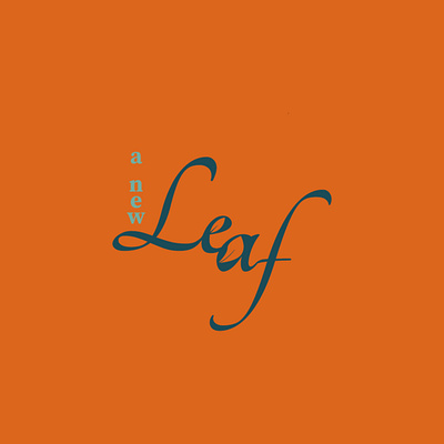 A New Leaf branding graphic design logo