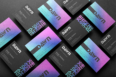 DAWN Interior Architecture Brand Design brand identity branding business card design graphic design logo